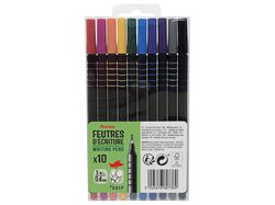 Imagem do produto 10 canetas de feltro auchan ponta fina 0.4mm