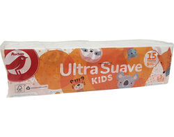 Imagem do produto lenços bolso kids auchan ultrassuave 3 folhas 15 un