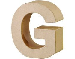 letra papel g mache 17cm product image