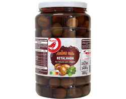 Imagem do produto azeitona mista auchan retalhada c/orégãos 1400(800)g