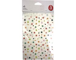 Imagem do produto sacos prenda actuel com motivos de estrelas pack 6 unidades