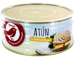 Imagem do produto atum em óleo de girassol auchan 900(650)g