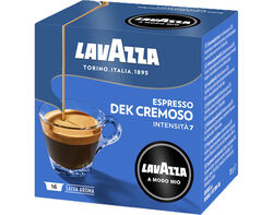 Imagem do produto cápsulas lavazza café espresso amm dek cremoso intensidade 7 16un