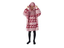 Imagem do produto manta poncho criança actuel flanela vermelho