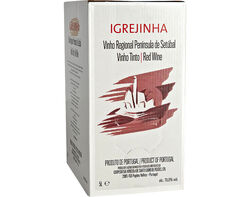 Imagem do produto vinho tinto igrejinha setúbal bag inbox 5l