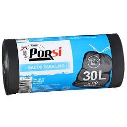 Imagem do produto Sacos do lixo 50 litros com fecho fácil