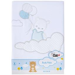 Imagem do produto Manta polar bordada azul