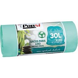 Imagem do produto Sacos lixo eco fecho fácil 30 litros