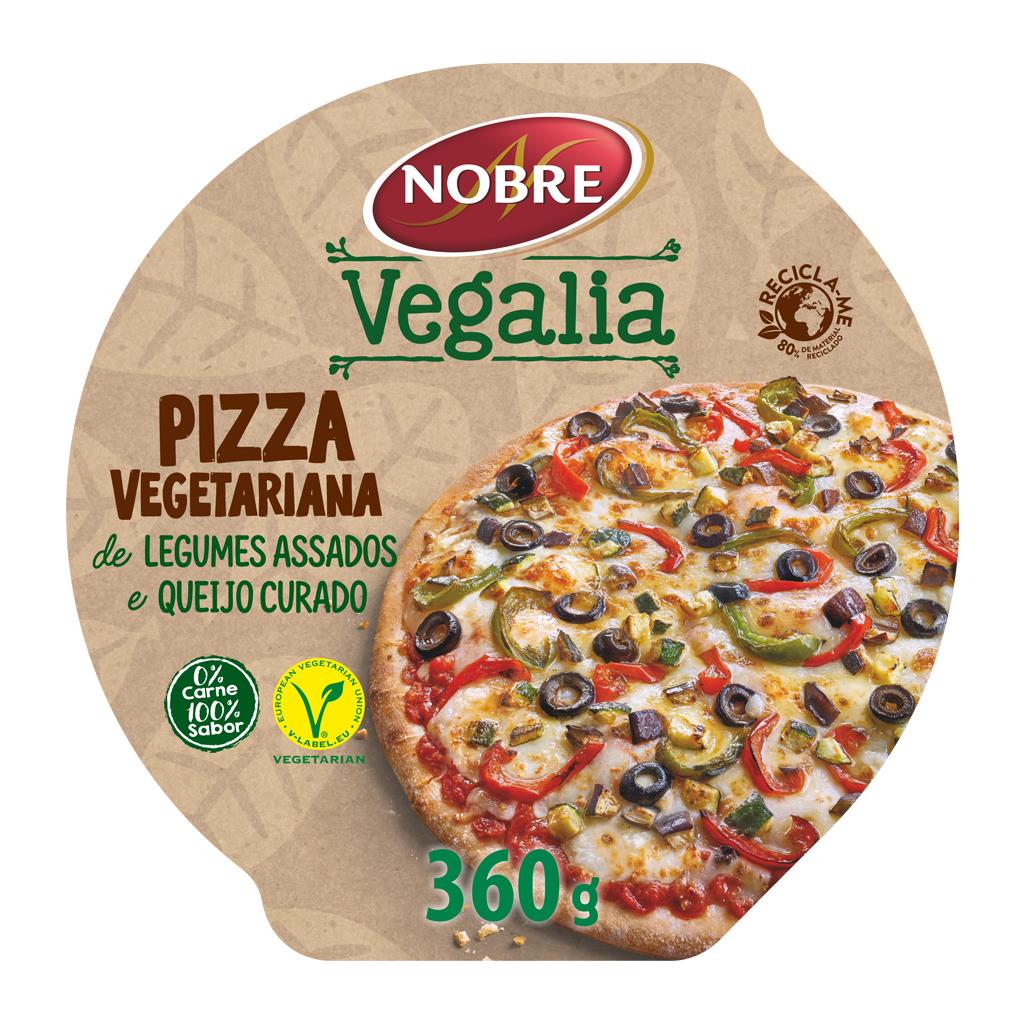 Imagem do produto Pizza Vegetariana Legumes e Queijo Vegalia