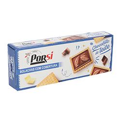 Bolachas com cobertura de chocolate product image