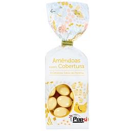 Amêndoas com cobertura de chocolate Branco product image