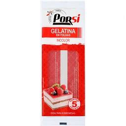 Imagem do produto 5 folhas de gelatina incolor