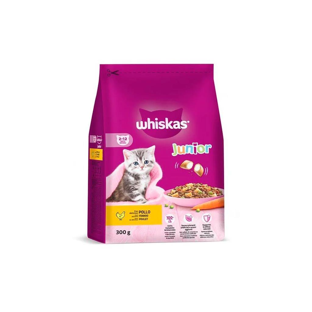 Imagem do produto Whiskas ração para gatos junior sabor frango