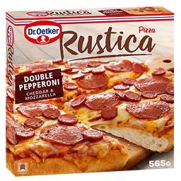 Imagem do produto Pizza rústica double pepperoni cheddar & mozzarella