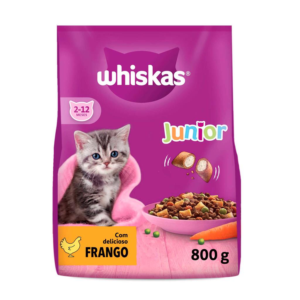 Imagem do produto Whiskas ração para gatos junior sabor frango