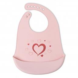 Imagem do produto Babete de silicone rosa