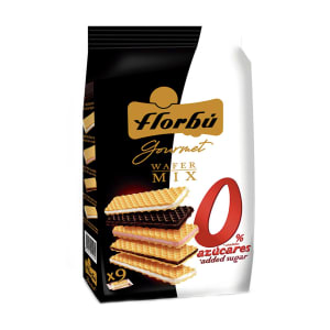 Imagem do produto Waffers Mix 0% Açúcar Gourmet Florbú - 9 un