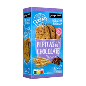 Bolachas Matinais com Pepitas de Chocolate Pingo Doce - 6 un product image
