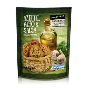 Imagem do produto Pãezinhos Tostados com Azeite, Alho e Salsa Pingo Doce