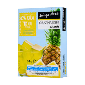Gelatina Light Ananás Pingo Doce product image