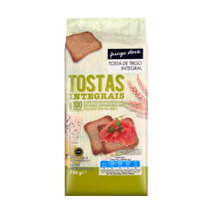 Tostas de Trigo Integral Pingo Doce product image