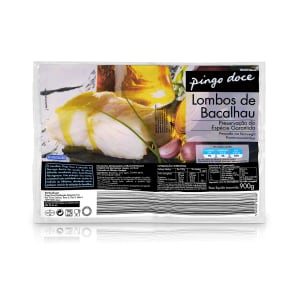 Imagem do produto Lombos de Bacalhau Congelados Pingo Doce