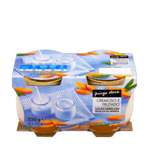 Imagem do produto Iogurte Batido com Pedaços de Manga Pingo Doce - Pack 2