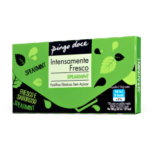 Imagem do produto Pastilha Elástica de Spearmint Pingo Doce