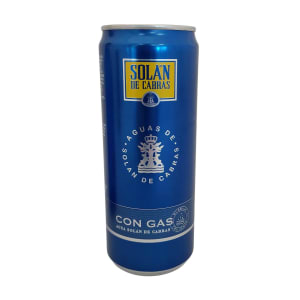 Imagem do produto Água com Gás Lata Solan de Cabras