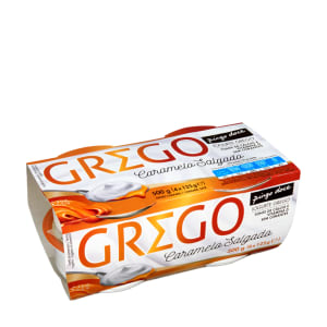 Imagem do produto Iogurte Grego Caramelo Salgado Pingo Doce - Pack 4