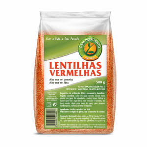 Imagem do produto Lentilhas Vermelhas Cem Porcento