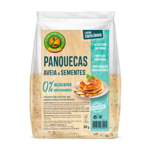 Imagem do produto Panquecas de Aveia e Sementes sem Açúcar Cem Porcento