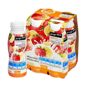 Imagem do produto Iogurte Líquido de Morango e Banana Pingo Doce - Pack 4