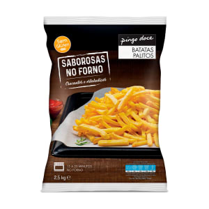 Imagem do produto Batatas Palitos Congeladas para Forno Pingo Doce
