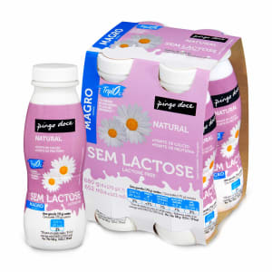 Imagem do produto Iogurte Líquido Magro Natural sem Lactose Pingo Doce - Pack 4