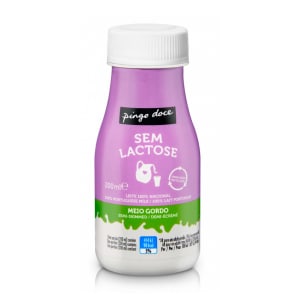Imagem do produto Leite UHT Meio Gordo sem Lactose Pingo Doce