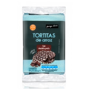 Imagem do produto Tortitas de Arroz com Chocolate Preto Pingo Doce