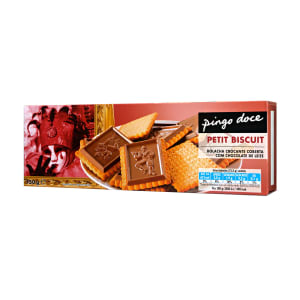 Imagem do produto Bolachas Petit Biscuit com Chocolate de Leite Pingo Doce