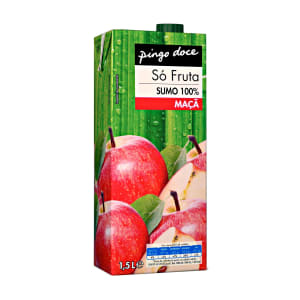 Imagem do produto Sumo 100% Só Fruta Maçã Pingo Doce