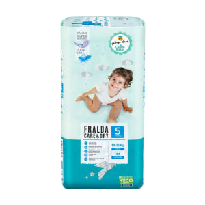 Imagem do produto Fraldas Care & Dry Tamanho 5 (13-18 Kg) Pingo Doce - 44 un