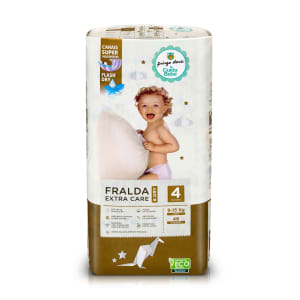 Imagem do produto Fraldas Extra Care & Dry Tamanho 4 (9-15 Kg) Pingo Doce - 46 un