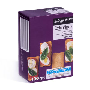 Imagem do produto Mini Tostas Extrafinas Pingo Doce