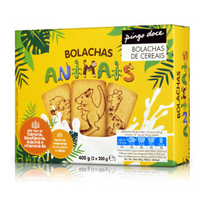 Imagem do produto Bolachas de Cereais Animais Pingo Doce - 2 un