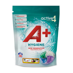 Detergente Máquina da Roupa Cápsulas Active Hygiene A+ - 56 doses product image
