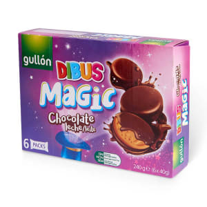 Imagem do produto Bolachas de Chocolate de Leite Dibus Magic Gullón