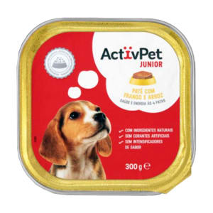 Imagem do produto Ração Húmida para Cão Júnior Sabor Frango e Arroz ActivPet