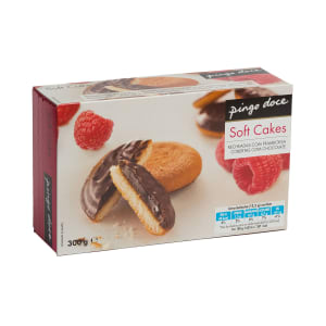Bolachas com Recheio de Framboesa Soft Cakes Pingo Doce product image