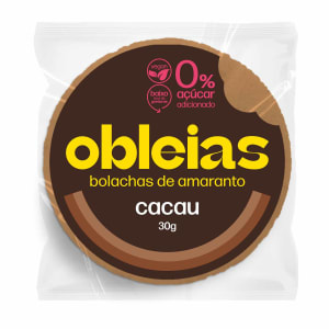 Bolachas de Amaranto e Cacau Obleias product image