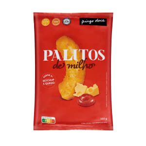 Imagem do produto Palitos de Milho Queijo e Ketchup Pingo Doce