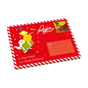 Bombons de Chocolate em Postal de Natal Regina product image